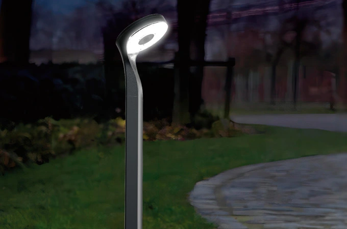 Street Light in Pathway