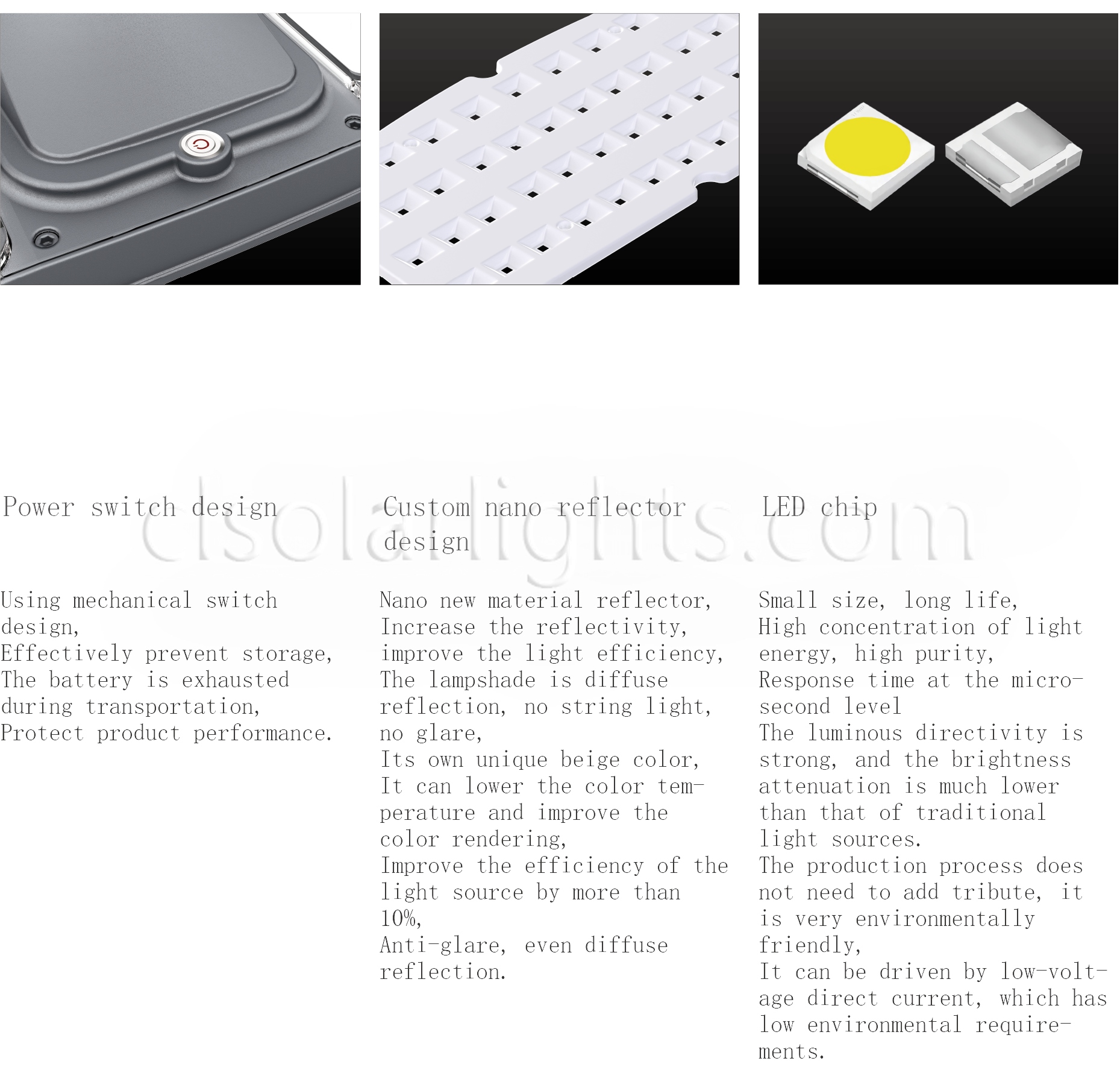 Details of 15W-20W Solar Garden Light